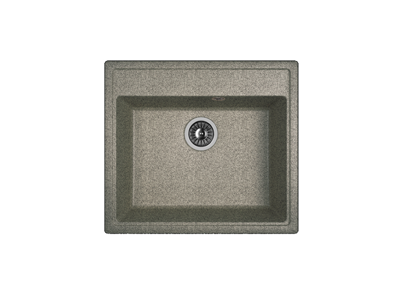 Мойка "Ника" 570*510*217мм базальт