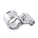 Держатель труба-сетка одинарный D=25 хром RIFF