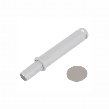 Амортизатор плавного закрывания врезной короткий серый GTV