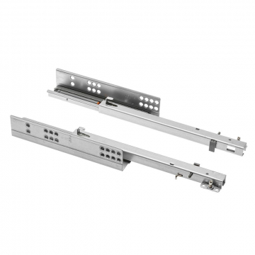 Направляющие MODERN SLIDE 3/4 выдвижения д/деревянных ящиков L=400 с доводчиком универсальные GTV