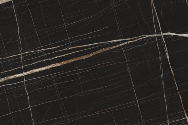 Столешница  3050*600*38 Черный тунис глянец