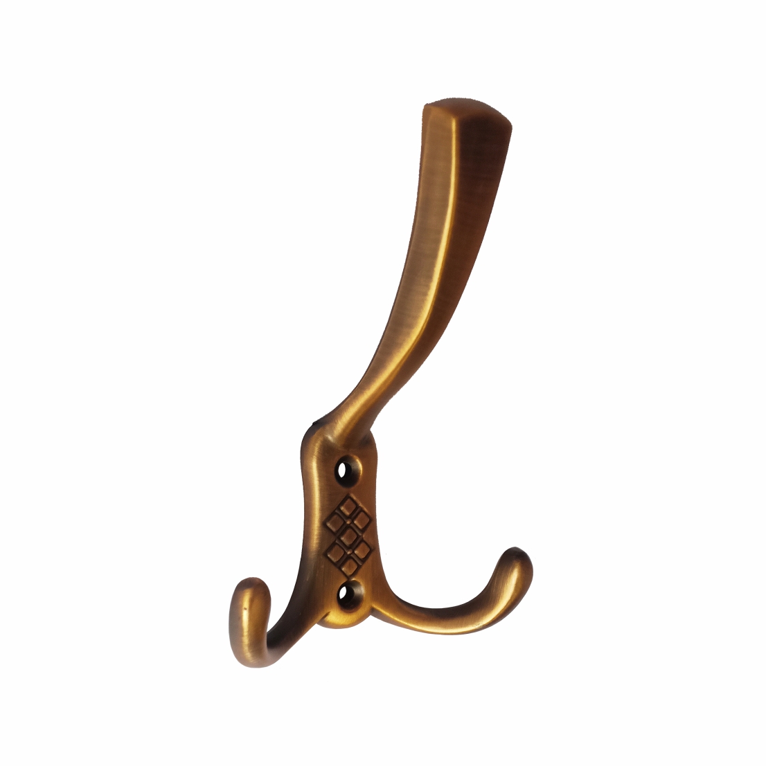 Крючок 017 - 3-х рожковый, кофейный RIFF