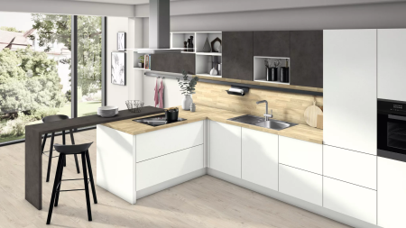 Столешница  4100*600*38 Дуб наборный