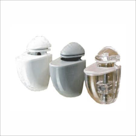 Полкодержатель пластиковый "Пеликан" 22,5мм серый