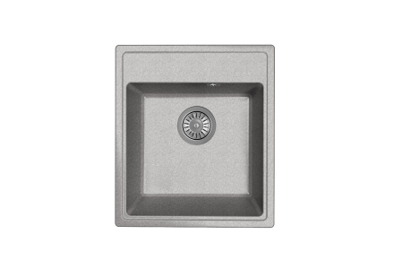 Мойка "Оливия" 420*480*180мм базальт, б/сифона