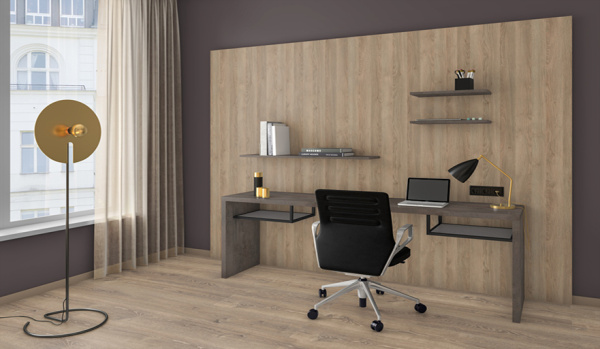 ЛДСП 2800*2070*16 Дуб гладстоун серо-бежевый