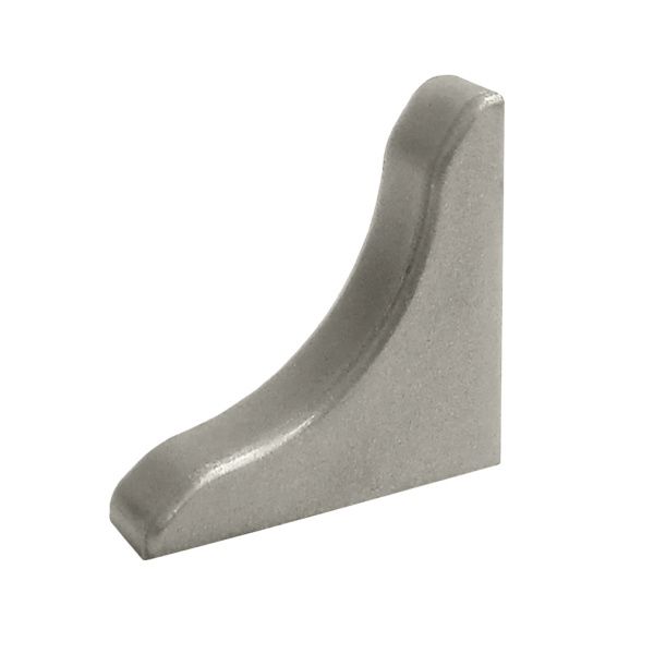 Заглушка к плинтусу LB15 Хром, универсальная