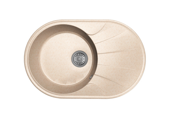 Мойка "Виола" 740*480*180мм латте, б/сифона