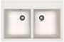 Мойка "Астра" 780*510*217мм две чаши, белый