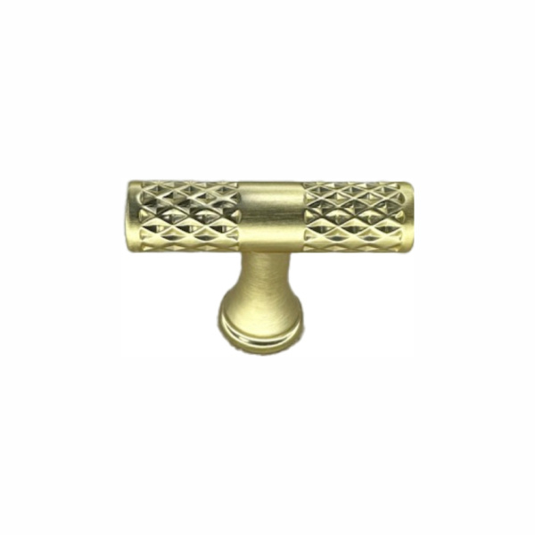 Ручка-кнопка 550, шлиф. золото RIFF