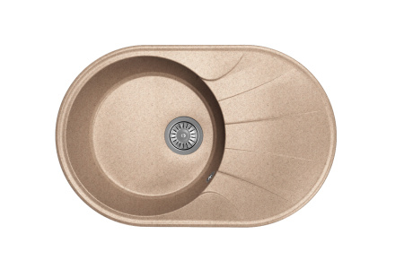 Мойка "Виола" 740*480*180мм терра, б/сифона