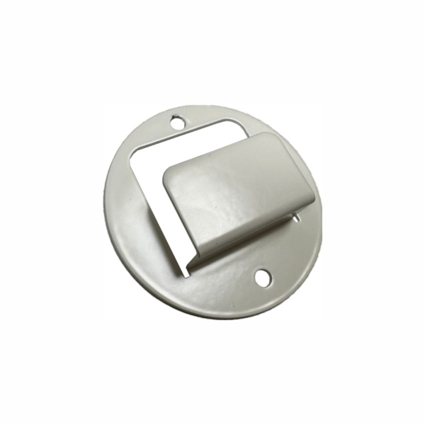 Держатель на ограничитель кровати металлик