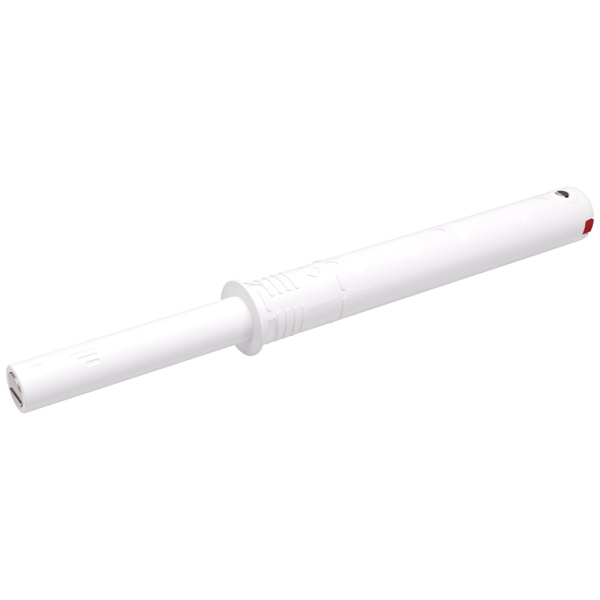 Толкатель врезной длинный, усиленный 37мм, белый