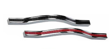 Ручка-скоба 160-256, хром/золото