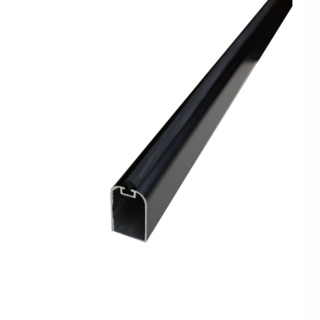 Штанга прямоугольная 18*30*0,9*3000 черный матовый