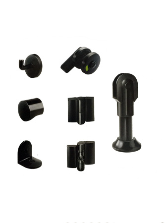 Комплект фурнитуры для туалетной комнаты пластик,правое открывание