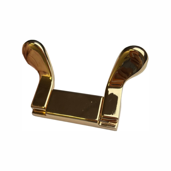 Крючок 030 - 2-х рожковый, золото глянец RIFF