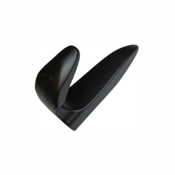 Крючок 028 - однорожковый, черный матовый RIFF