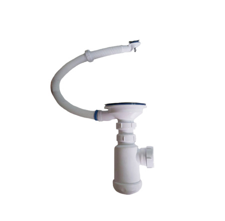 Сифон к мойке с боковым переливом D=110мм