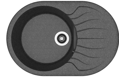 Мойка "Берта" 760*510*217мм черный