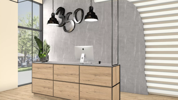 ЛДСП 2800*2070*16 Мрамор кандела светло-серый