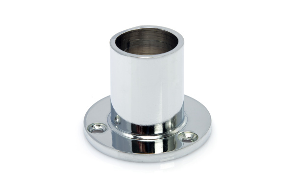 Флянец высокий D=25 хром RIFF