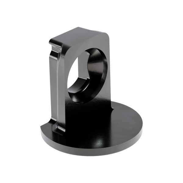 Основание для полкодержателя для полки H=16мм под саморез, черный никель