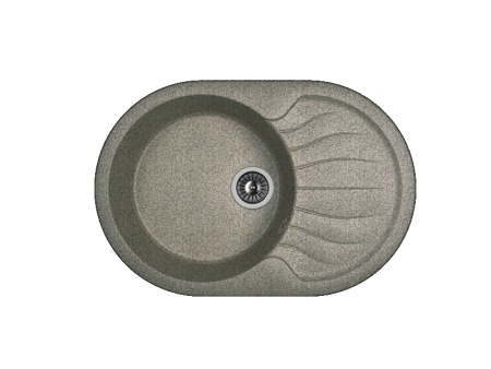 Мойка "Берта" 760*510*217мм базальт