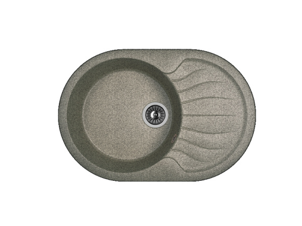 Мойка "Берта" 760*510*217мм базальт