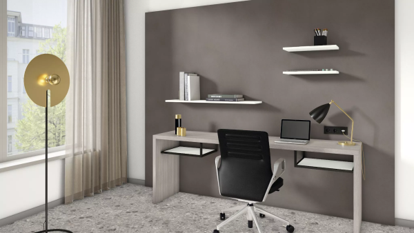 ЛДСП 2800*2070*16 Файнлайн средне-серый