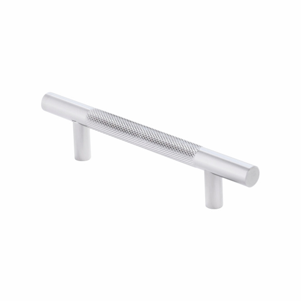 Ручка-рейлинг с рифлением 096-12-096, матовое серебро RIFF