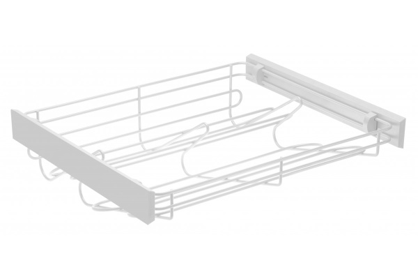 Корзина гардеробная для обуви Smart 80см, без направляющих, белый GTV