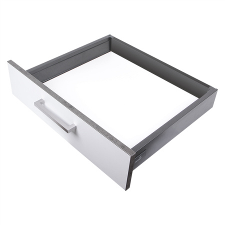 Металобокс H= 90*450*14мм серый