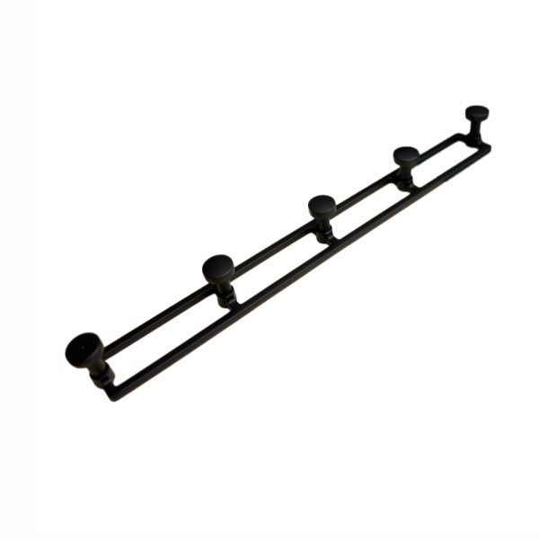 Вешалка 5-ти рожковая, чёрный матовый