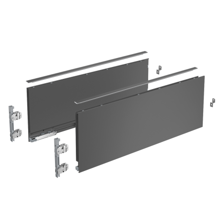 Боковина ящика AvanTech You 400*187 антрацит, левая