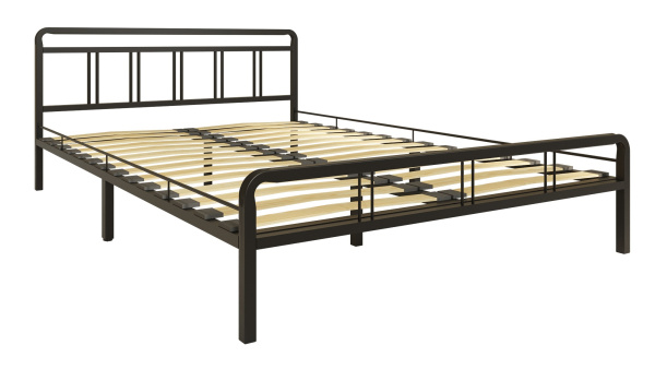 Кровать Avinon (Авинон) 1400*2000 черный шагрень