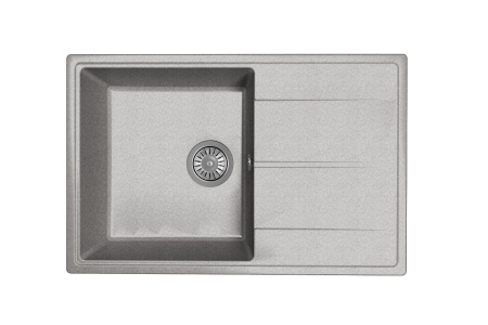 Мойка "Оливия" 740*480*180мм базальт, б/сифона