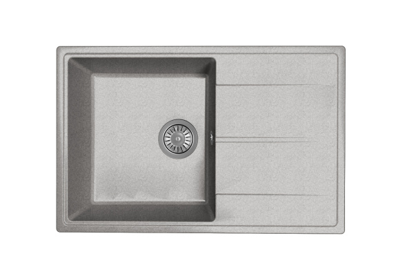 Мойка "Оливия" 740*480*180мм базальт, б/сифона