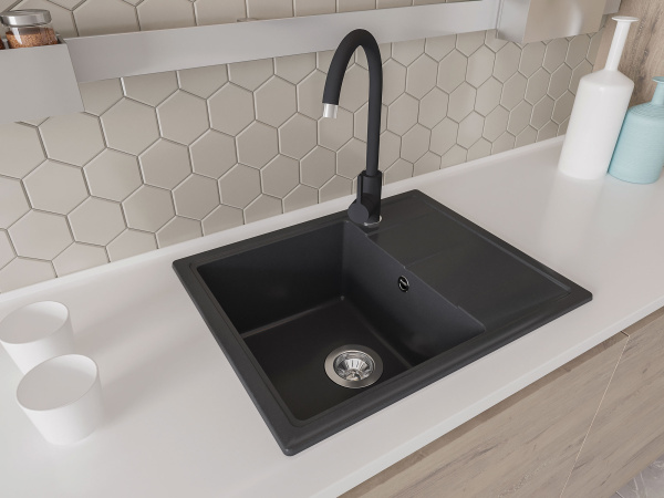 Мойка "Ника" 580*510*217мм графит