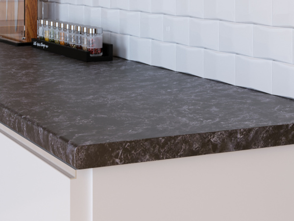 Столешница  4100*600*40 Кастилло темный