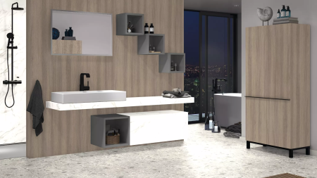 Столешница  4100*920*38 Мрамор кристалл