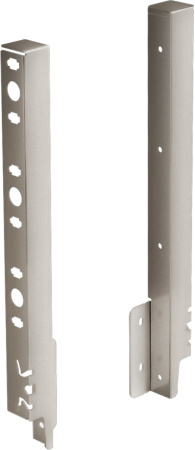 Соединитель задней стенки ArciTech 94бок,282мм(для высокого ящика с двумя релингами) шампань,правая
