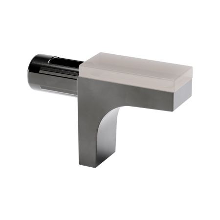 Стеклодержатель без фиксации, штифт D= 5мм, черный никель