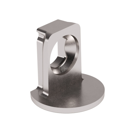 Основание для полкодержателя для полки H=16мм под саморез, никель