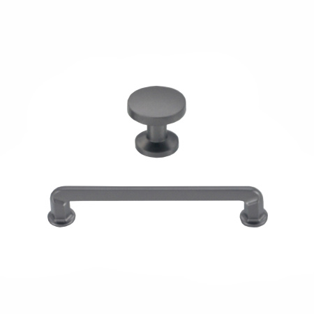 Ручка-скоба 521-128, жемчужно-серый