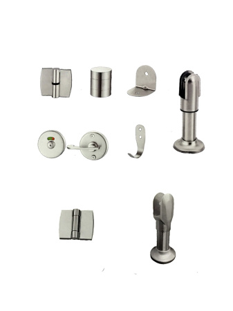 Комплект фурнитуры для туалетной комнаты хром,универсальный