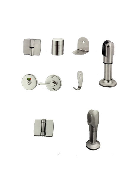 Комплект фурнитуры для туалетной комнаты хром,универсальный