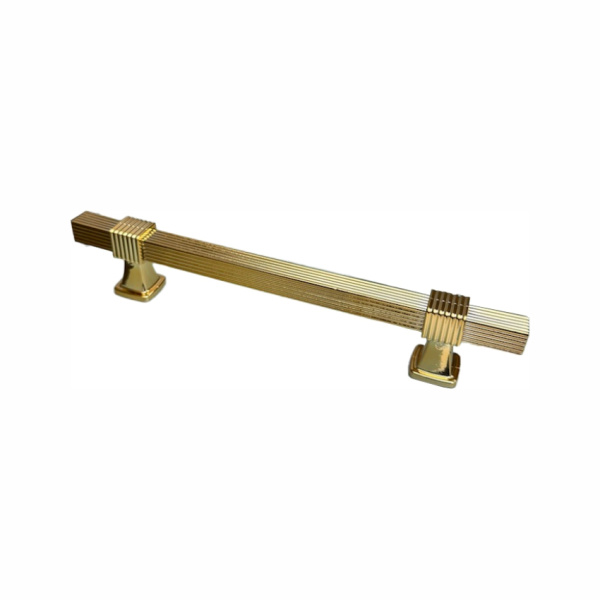 Ручка-скоба 595- 128, пластик, золото