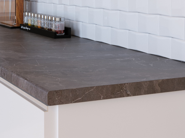 Столешница  3050*600*27 Мрамор марквина серый