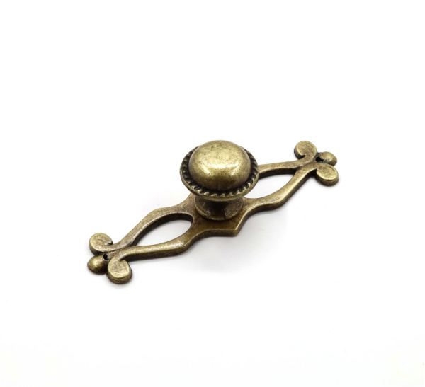 Ручка-кнопка 429-088, латунь матовая RIFF